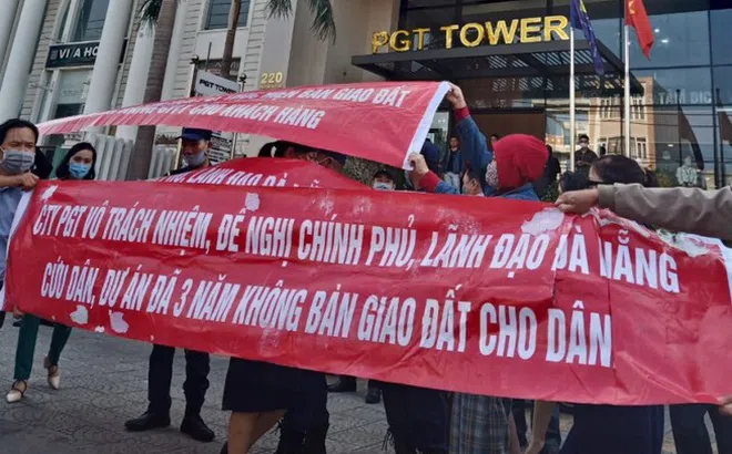 Đà Nẵng: Khách hàng kêu cứu, đòi sổ hồng ở dự án của PGT Group