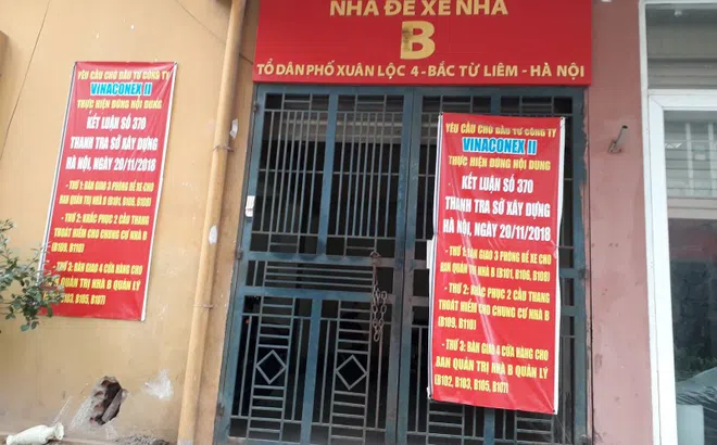 Sai phạm tại chung cư Nhà B Xuân Đỉnh:  Cư dân khóc ròng vì bị chủ đầu tư “đem con bỏ chợ”?