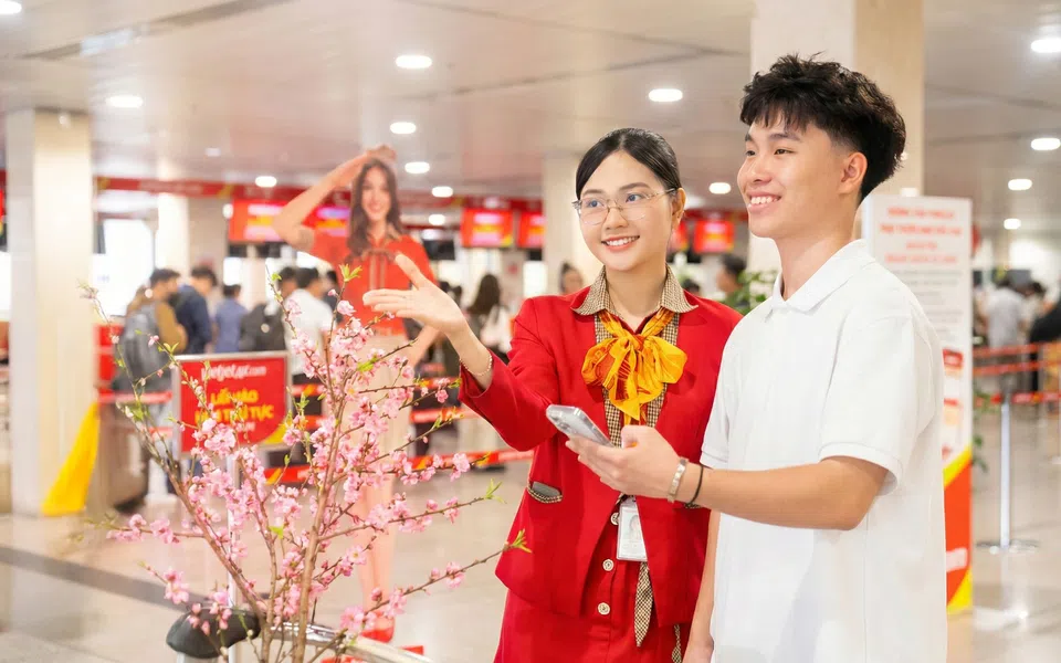 Vietjet bổ sung 390.000 chỗ, mở rộng lựa chọn bay cho hành khách dịp Tết Nguyên đán 2026